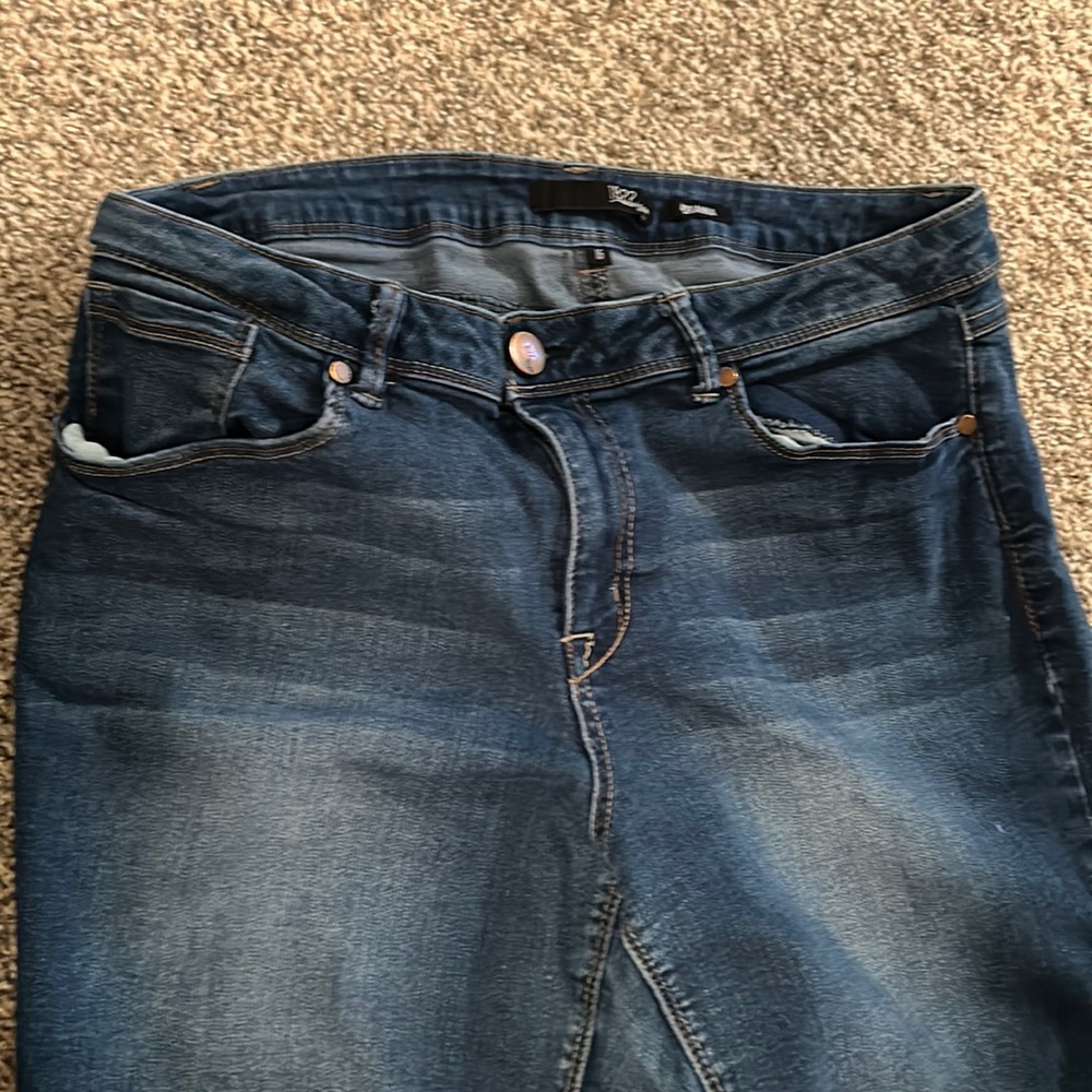 1822 Denim Adrianna jeans size 16 dark indigo stretch used